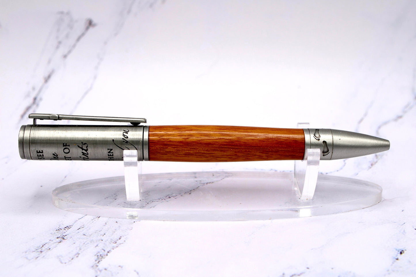 Footsteps In the Sand Inspirational Twist Pen