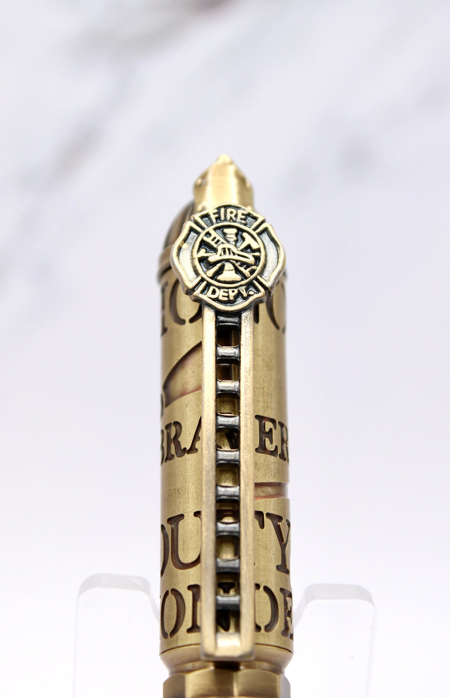 Firefighter "Push and Lock" Pen