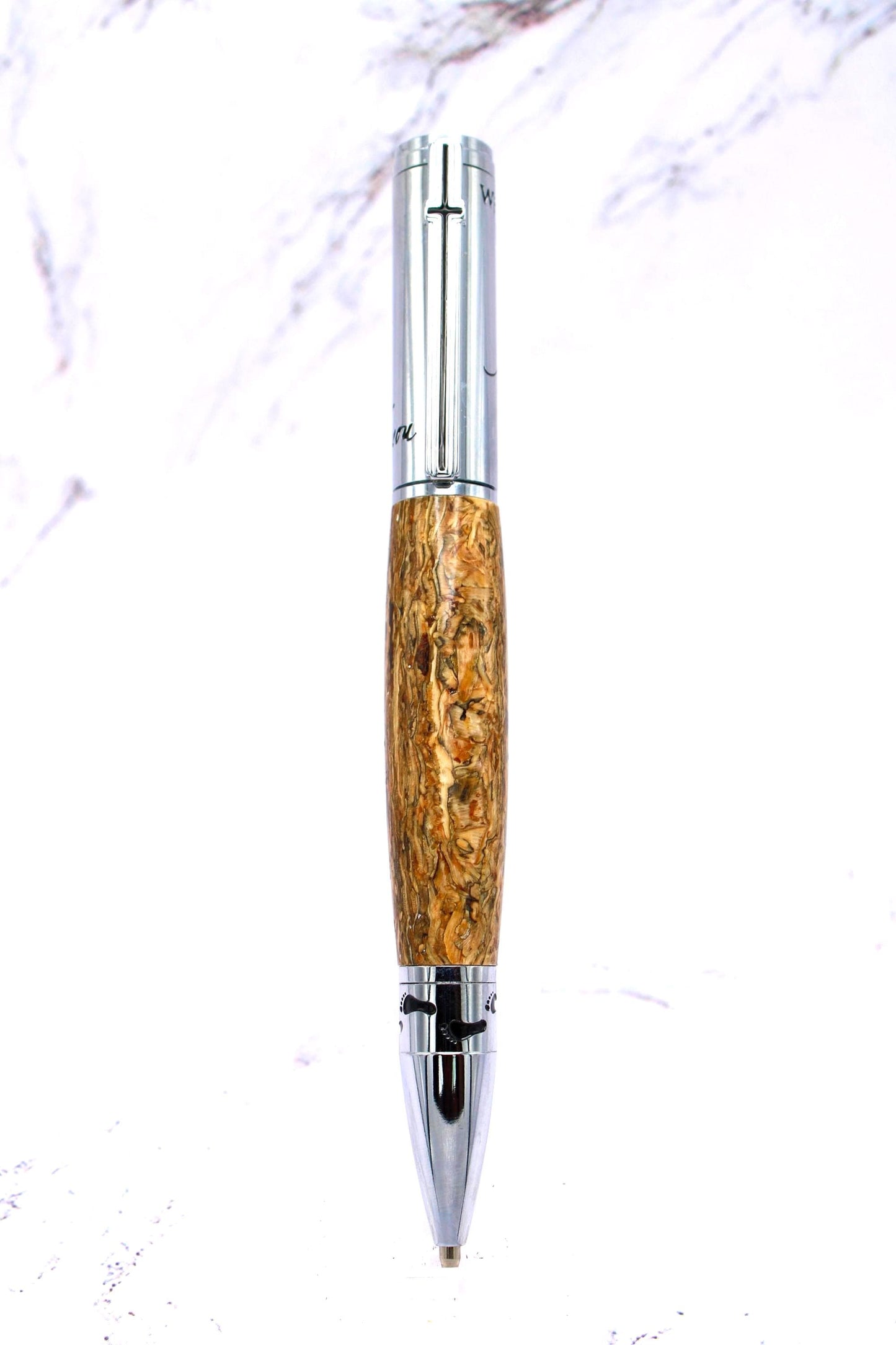 Footsteps In the Sand Inspirational Twist Pen